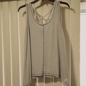 Asymmetrical strappy tank